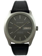NOS Herrenarmbanduhr Dugena Geneve Automatic ETA 2836 Day & Date, funktioniert