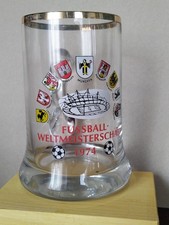 Glas Bierkrug  13 cm *WM