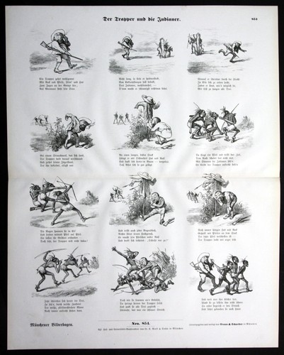 1900 trapper und indianer - trapper,