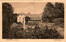 AK GRUSS AUS SCHLESIEN GOLDBERG BZ LIEGNITZ GASTHAUS BÜRGERBERG UM 1920