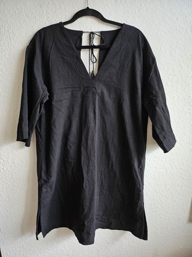 Arket kleid schwarz baumwolle - arket,