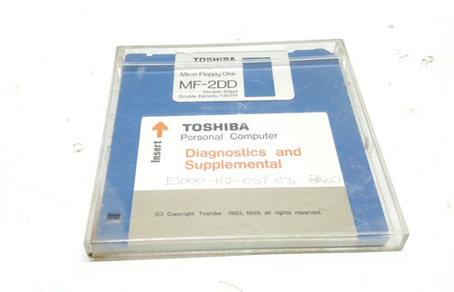 Toshiba 2dd micro floppy - toshiba, mf-2dd