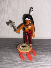 Playmobil 5598 Figur Serie 9 Boys Indianer Feder Schmuck Beil Sammelfigur