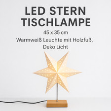 LED Stern Tischlampe Warmweiß