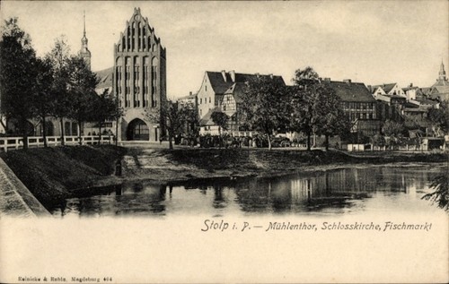 Słupsk stolp pommern - ak,