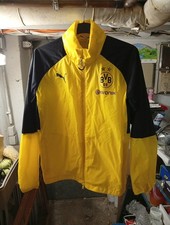 PUMA BVB Evonik Regenjacke, Größe 48/50, Schwarz Gelb