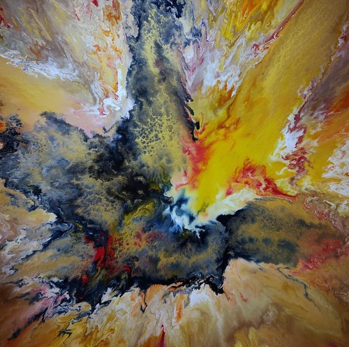 Abstraktes bild 100x100 - bild,