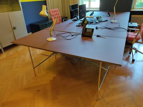 Eiermann schreibtisch 160 - x, 80
