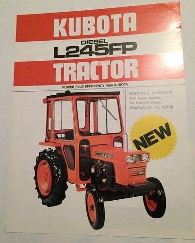 Kubota diesel kompakttraktor - diesel,