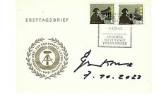 Ersttagsbrief, FDC, 10 Jahre Nationale Volksarmee,1116, signiert von Egon Krenz