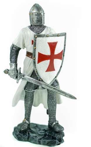 Deutscher kreuzritter mit - deutscher,