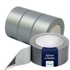 Gewebeband Silber 50mm x 50 m