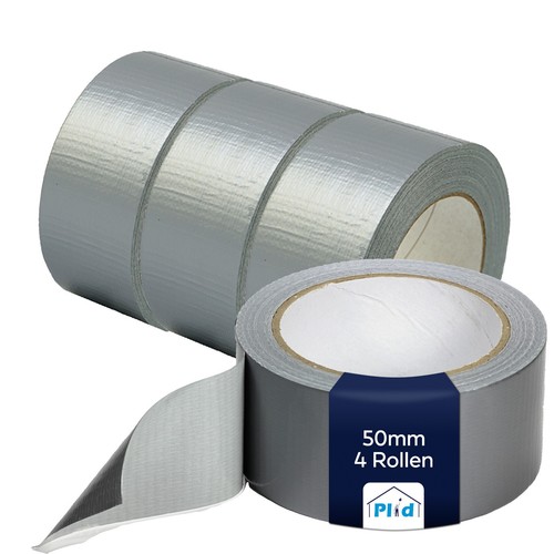 Gewebeband silber 50mm - x, 50