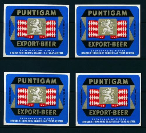 Bier etiketten puntigamer - 4,