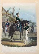 Preußen Landwehr Kavallerie Gendarmerie Feldjäger Uniform Tschako Ulanen Kurtka