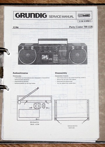 Grundig party center 700 - party,