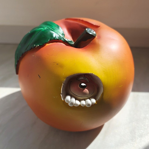 Diddl spardose apfel - apfel,, retro