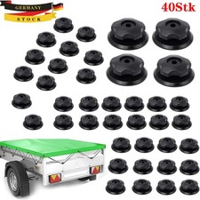 40 x Anhängernetz Rundknöpfe