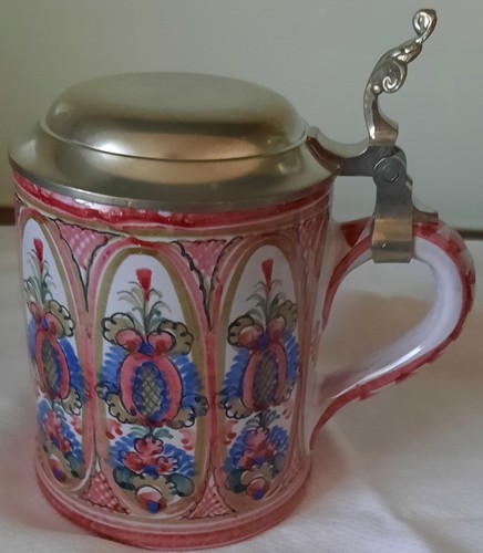 Bierkrug zinndeckel - bierkrug,