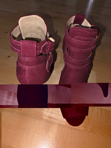 Damen pumps wildleder bordeaux - pumps,