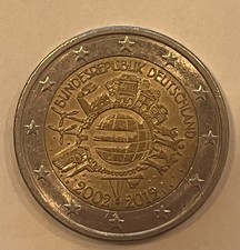 2 Euro Münze Gedenkmünze Bundesrepublik Deutschland 2002 - 2012