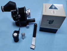 Leitz Leica Balgengerät Visoflex II OTXBO +Aufstecksucher Braun Elmar 1:3.5 U23