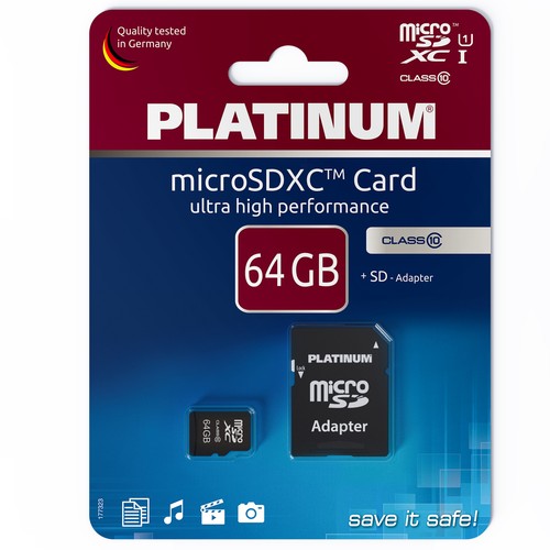Platinum micro sdxc gb - platinum, micro-sdxc