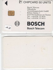 Testkarte Deutschland Bosch 50 Einheiten voll Rückseite glänzend