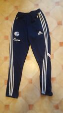 FC Schalke 04 Trainigshose adidas d'blau, Gr. 164 GAZPROM match worn Jugend RAR