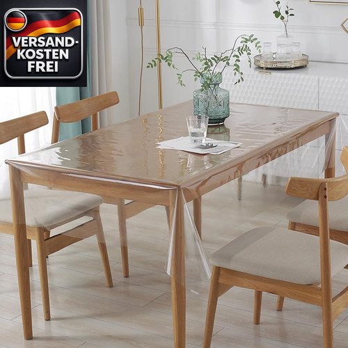 Transparente tischdecke pvc - transparente,