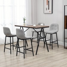 HOMCOM Bartisch mit Barhocker