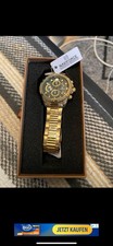 Herren Uhr Gold Platiniert
