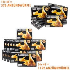 576x / 1152x Anzündwürfel Kaminanzünder Kohleanzünder Ofenanzünder Grill Flameup