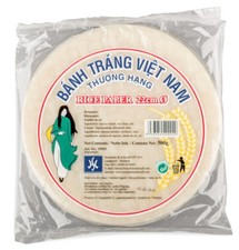 Reispapier 500g zum Kochen 22cm Vietnam Reis Frühlingsrollen Loempia Papier