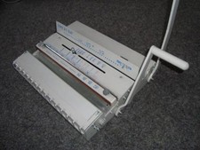 Drahtkammbindung 3:1 + Drahtkammbindegerät + Abheftstreifen + Bindegerät