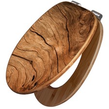 banjado Holz WC-Sitz Bambus