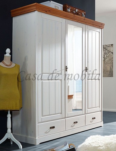Kleiderschrank 3türig neapel - 3türig,