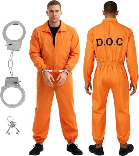 Gefängnis kostüm orange - kostüm,