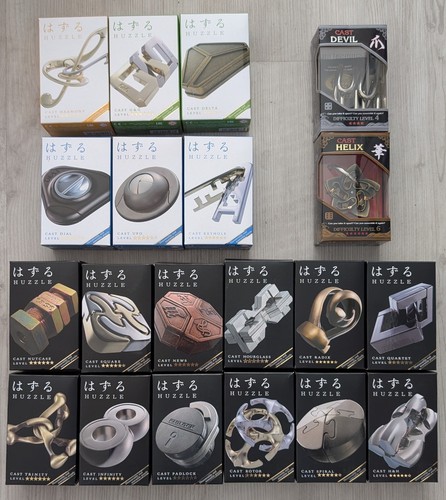 Hanayama puzzle set 20x - set,