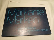 Briefmarkenkalender Markante Marken Adenylchemie Berlin 1975