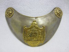 BAYERN - RINGKRAGEN - Für Offiziere - TOP-RARITÄT - Silber mit verg. Löwenköpfen