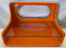 kultiges 70er Jahre design Regal / Wandregal / Telefonablage Space Age orange 