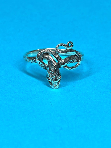 Ring schlange aus 925er silber - schlange,