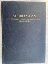 LABORKATALOG  DR. HIRTZ, KÖLN, 1973, Labor- und Medizinbedarf + Geräte, gebunden