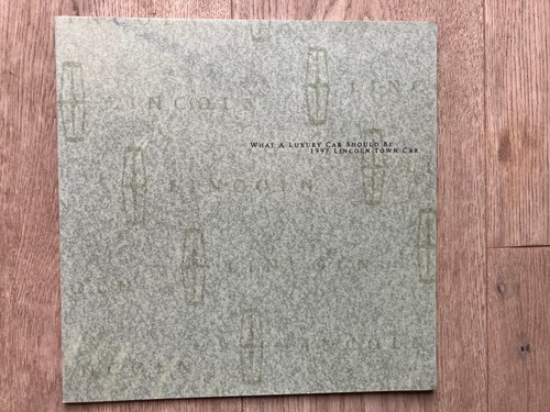 1997 usa prospekt - usa, lincoln