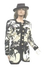 Renzo Blazer schwarz creme