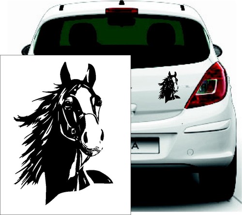 Aufkleber pferd - pferd,