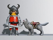 Playmobil Figur Ritter Mittelalter Wolf