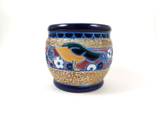 Kleine Keramik Vase Übertopf Amphora Turn Teplitz um 1920