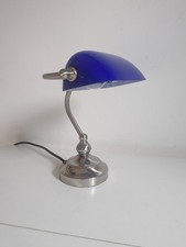 Kleine Bankers Lampe blau